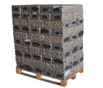 Premium-Holzbriketts 960kg auf Palette