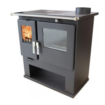 Küchenofen Holzherd R ECO INOX mit Edelstahlbackofen