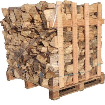 Brennholz Hartholz-Mix auf Palette