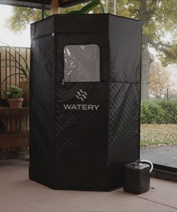 Watery Dampfsauna Ambience Mobile Faltbare Dampfsauna für Zuhause mit 2200W Dampfgenerator