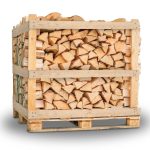 Brennholz Buche auf Palette