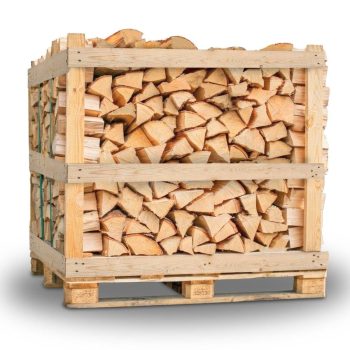 Brennholz Buche auf Palette