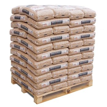 German Flames Holzpellets ENplus A1 – Palette 66 Säcke à 15 kg, 990 kg